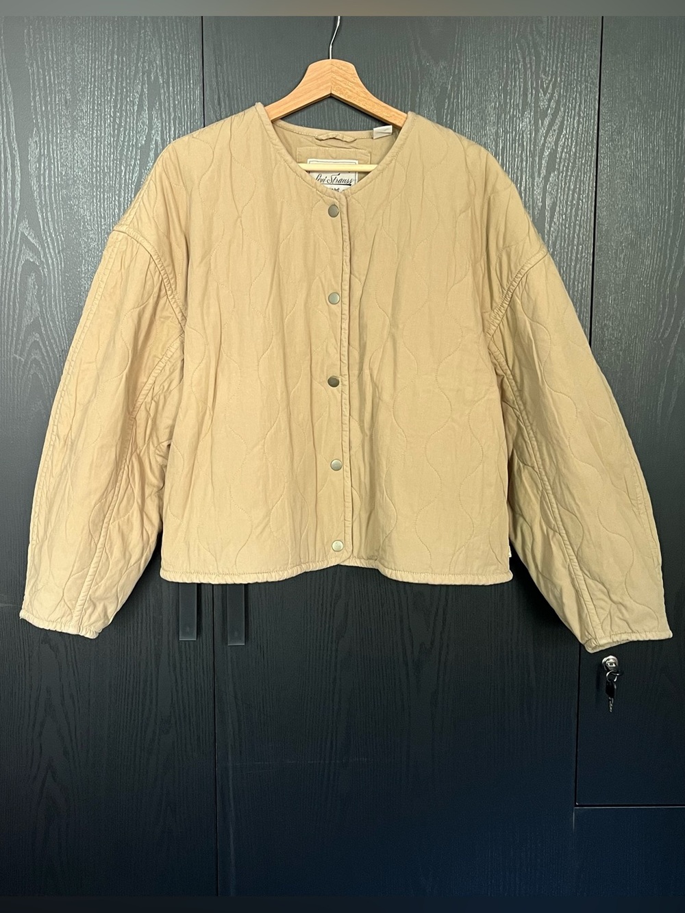 Levi's Quilted Tan Bomber Jacket